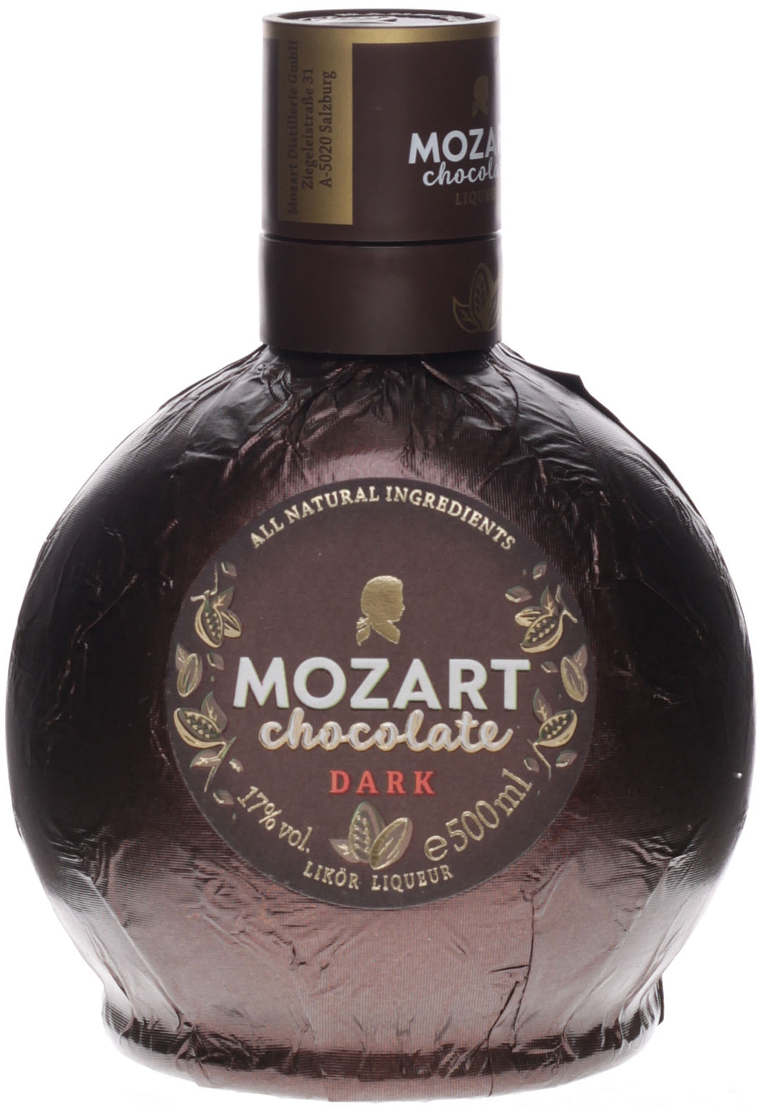 Mozart Black Chocolate Likr 0,5 Liter 17% Vol.