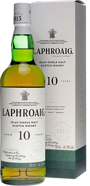 Laphroaig 10 Jahre Islay Whisky bei barfish.de kaufen | Whisky