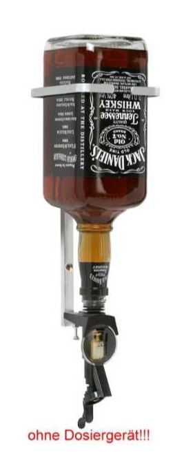 3 Liter Jack Daniels Flaschenhalterung Wandhalterung Spirituosendosierer 15 cm 