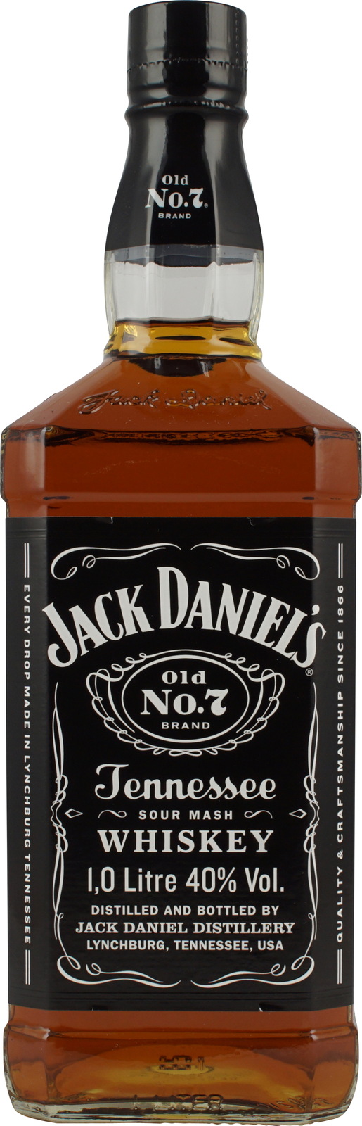 Jack Daniels Old mit Liter und 40 hier k