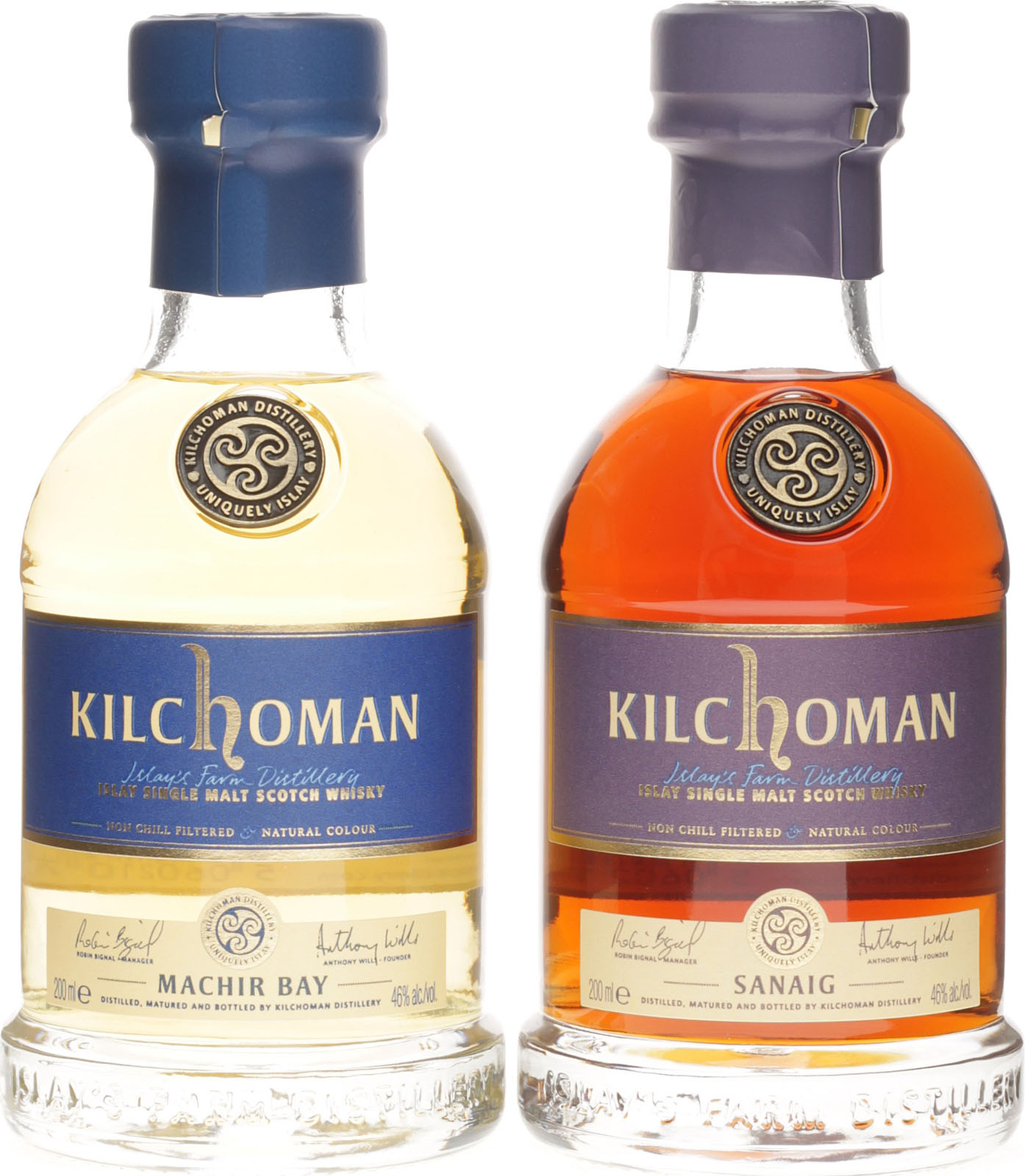 KILCHOMAN MACHIR BAY & SANAIG 2本セット Kilchoman Machir Bay & Sanaig Single Malt Scotch Whisky Gift