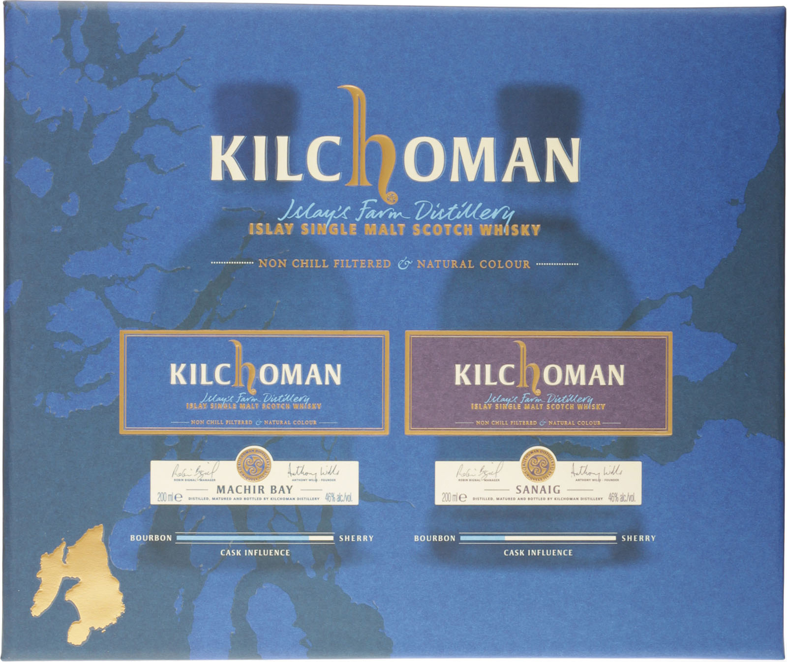 KILCHOMAN MACHIR BAY & SANAIG 2本セット Kilchoman Machir Bay