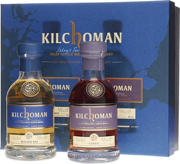 Kilchoman SET Machir Bay & Sanaig mit 2 x 0,2 Liter aus