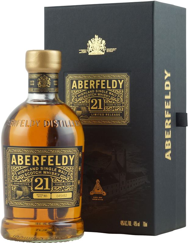 Aberfeldy Single Highland Malt Scotch Whisky (21 Jahre) im ...