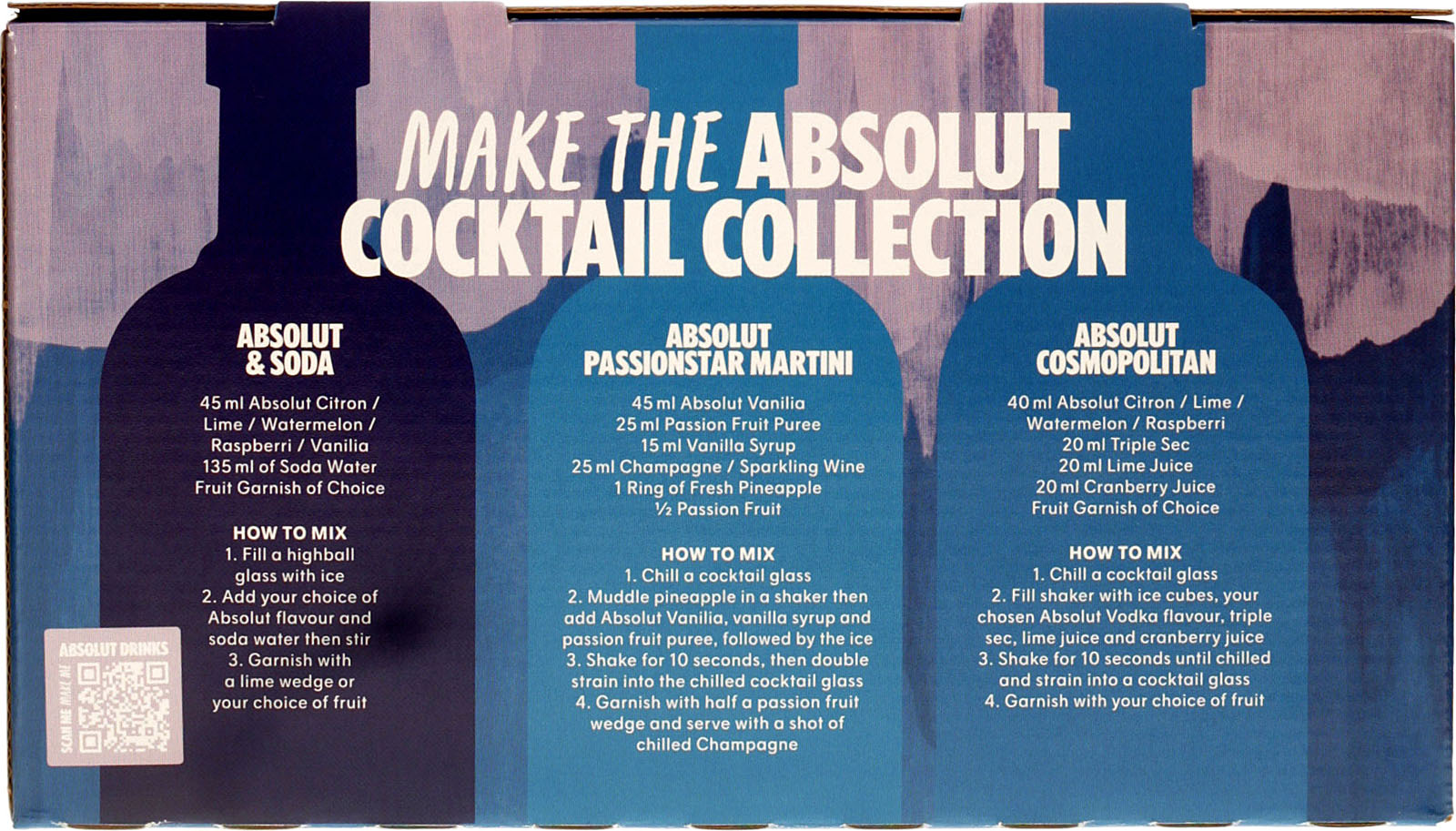 Absolut Five Pack 5 x 0,05 Liter 38,8 % Vol. im Shop ka