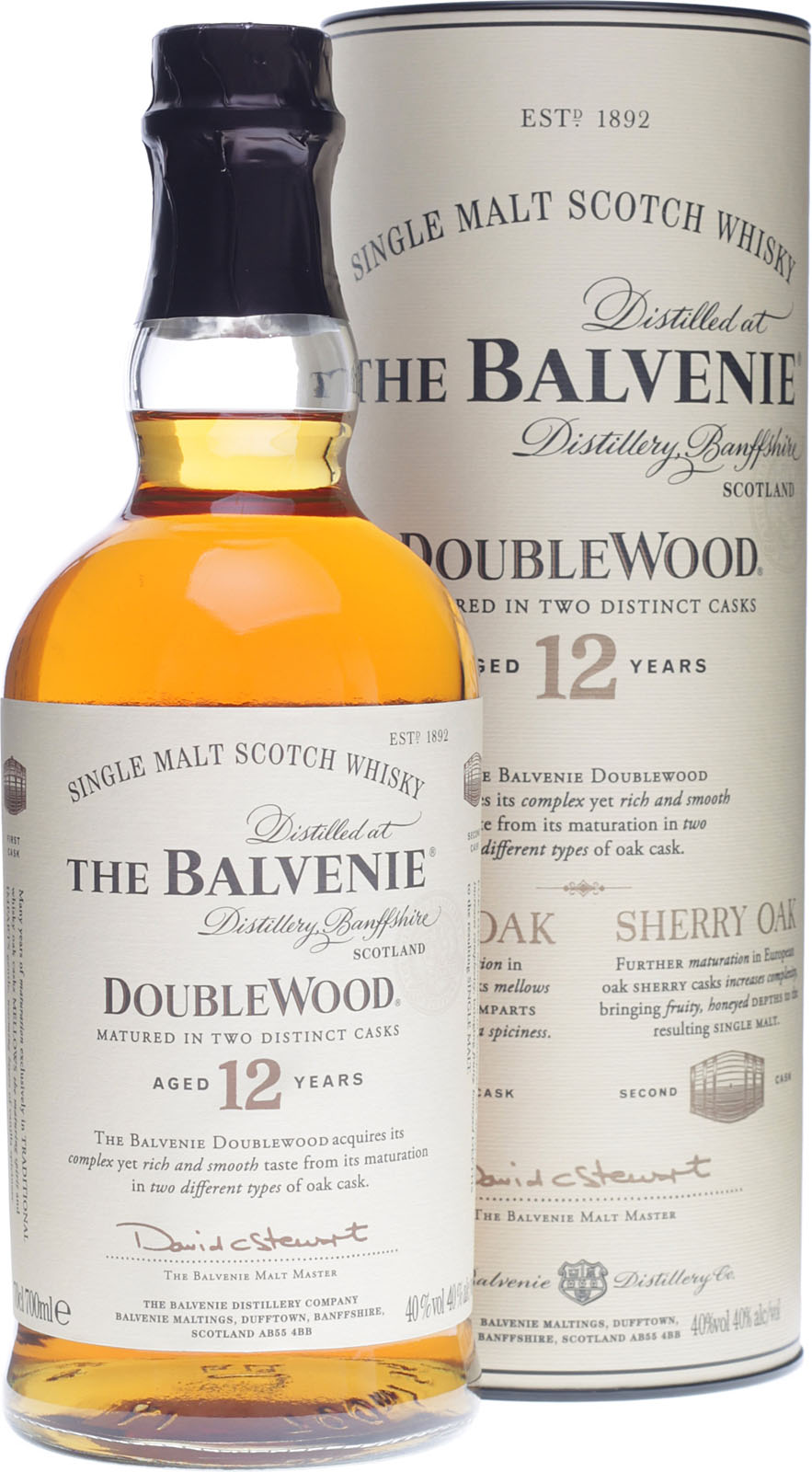 Balvenie Single Malt Scotch Whisky Double Wood (12 Jahr