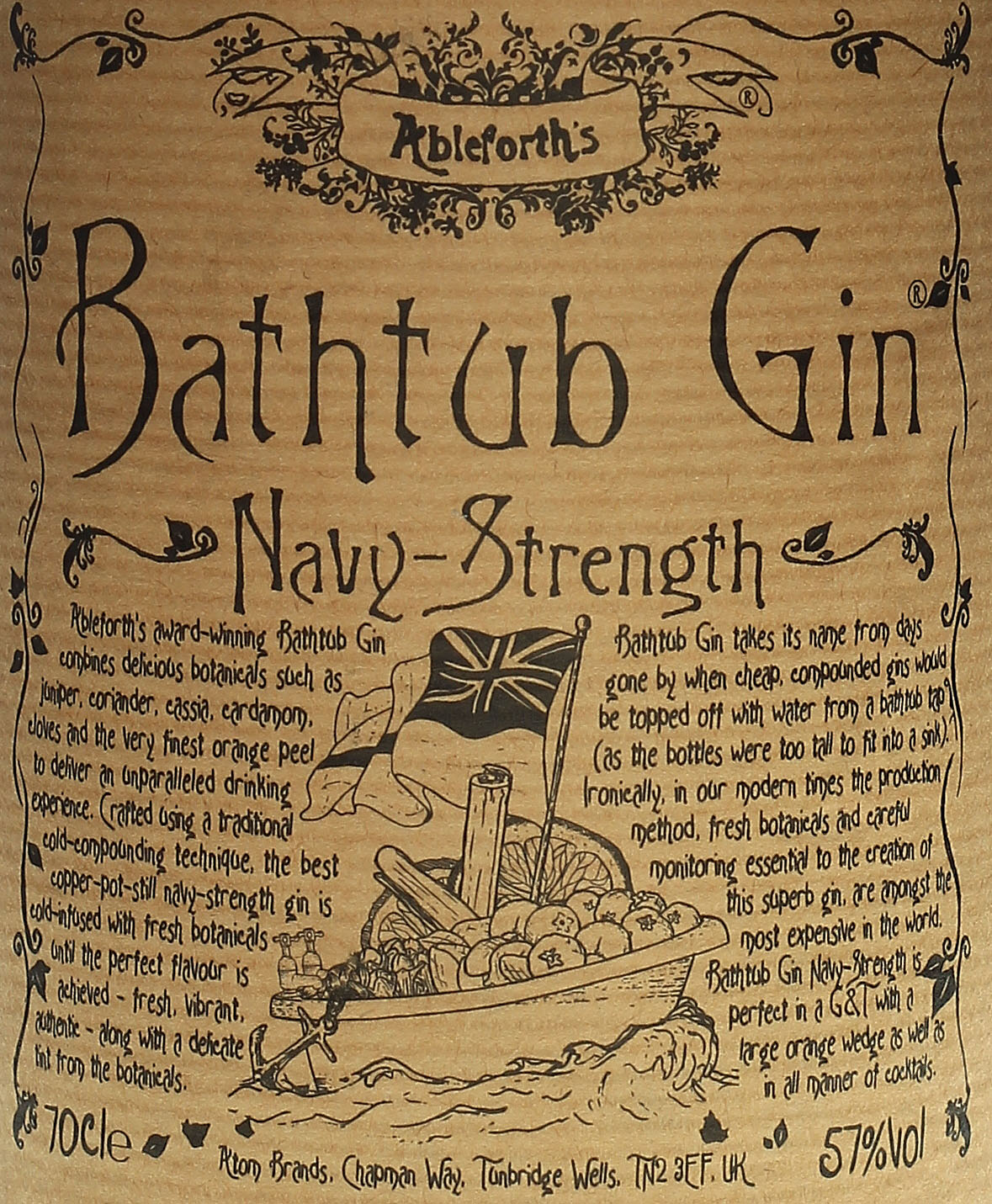 Bathtub Gin Navy Strength günstig im Shop kaufen.