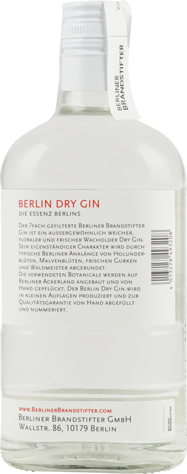 Berliner Brandstifter Dry Gin bei Berlin