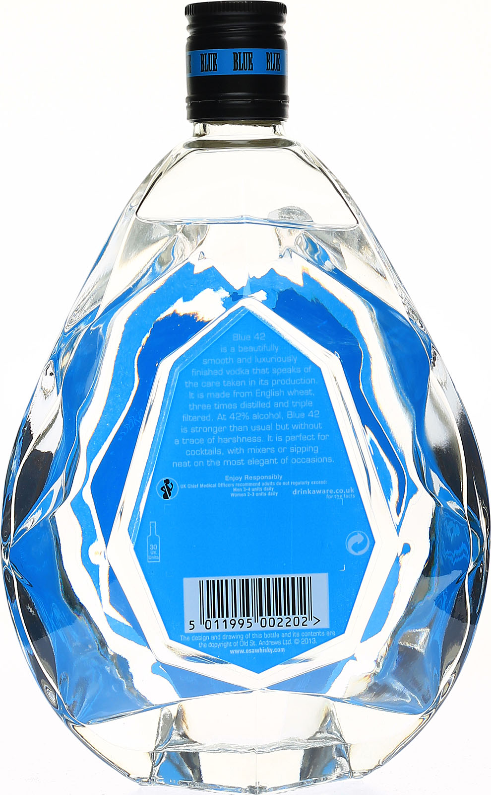 Blue 42 Smooth Luxury Wodka 0,7 Liter 42 Vol.