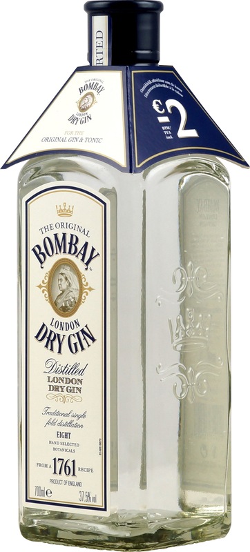 The 37,5 Bombay 0,7 L hi Dry Vol. Gin London Original %