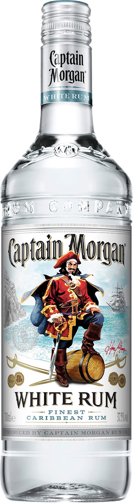 Captain Morgan White Rum mit 0,7 Liter online kaufen