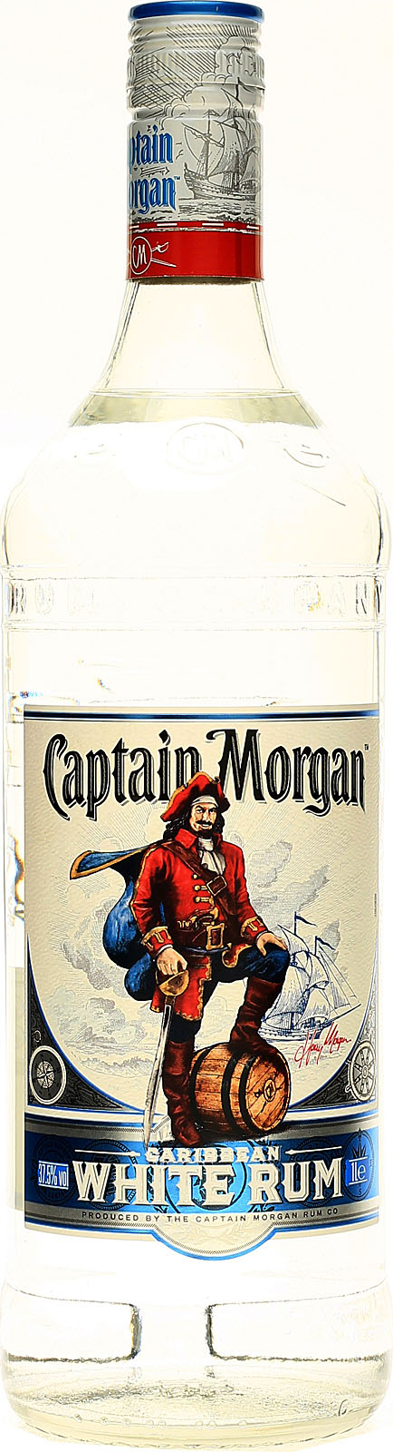 Liter Morgan 1 Rum mit Captain White kaufen