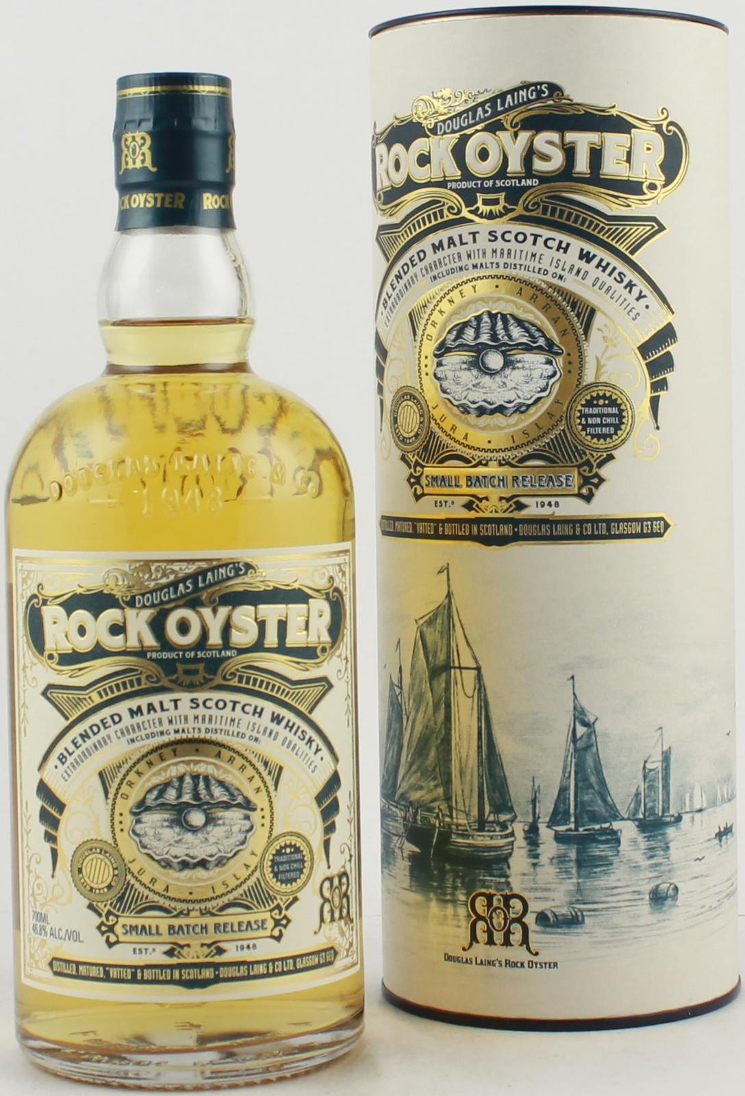 Douglas Laing Rock Oyster Whisky mit 0,7 L + 46,8 Vol