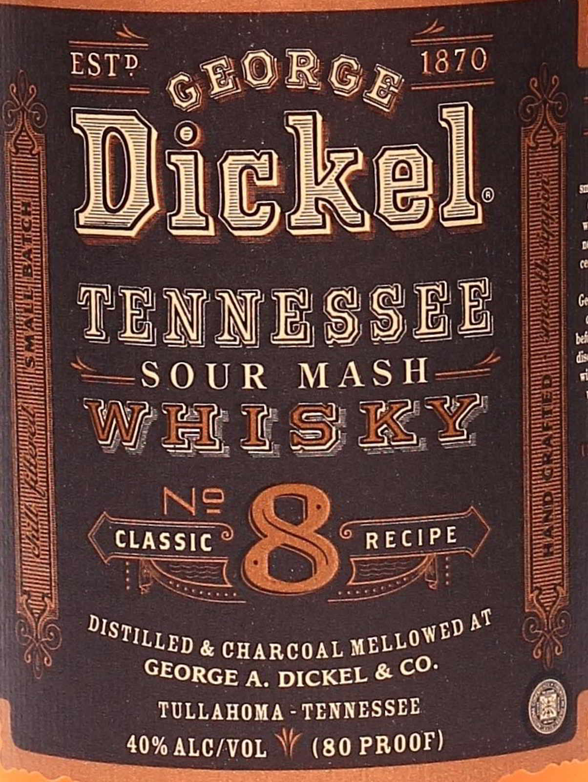 Dickel Tennessee Sour Smash Whisky Old No. 8 Bra