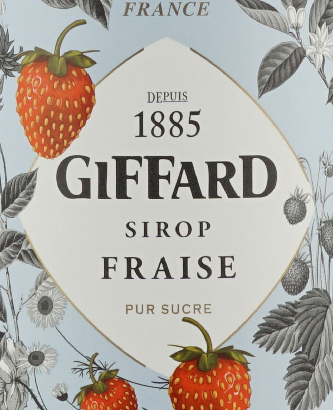 Giffard Erdbeer Sirup 1 Liter bei uns im Shop kaufen.