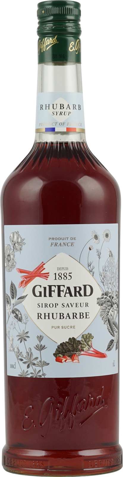 Giffard Rhabarber Sirup 1 Liter für Cocktails kaufen.