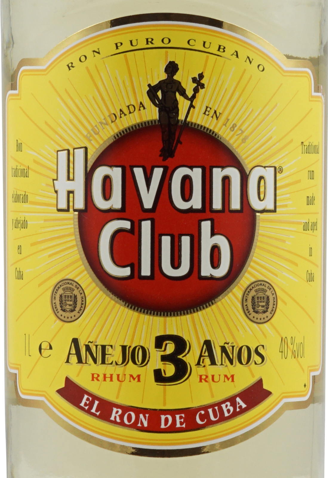 Havana Club Añejo Rum (3 Jahre) 1 Liter 40 Vol. hier i