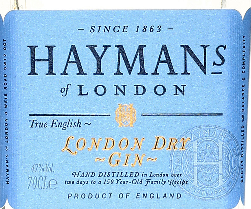 Haymans London Dry Gin bei barfish.de kaufen