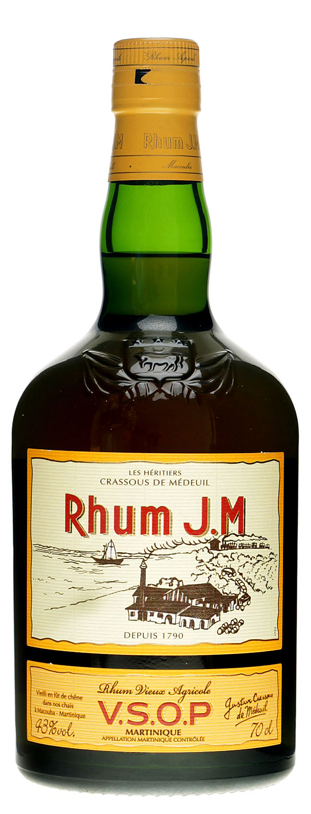 J.M. Rhum Vieux Agricole VSOP 0,7L – Karibik-Genüsse