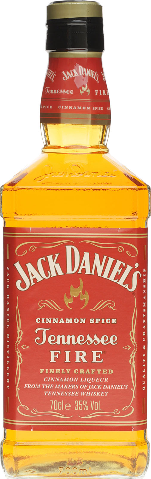 Jack Daniels Tennessee Fire mit Zimt Zimtlikör mit Whiskey