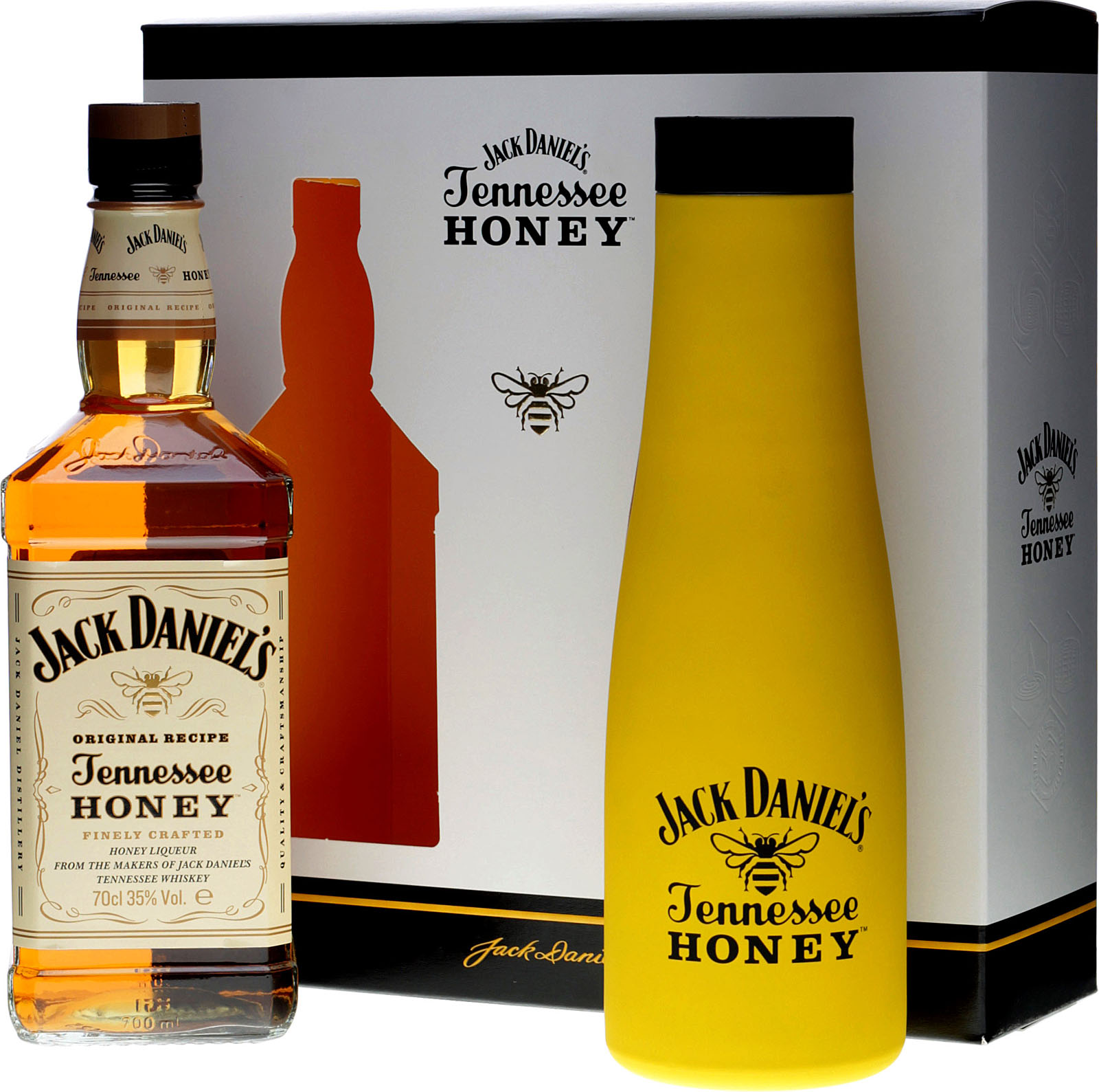 Jack Daniels Honey Whiskey Set mit Thermosflasche Shop
