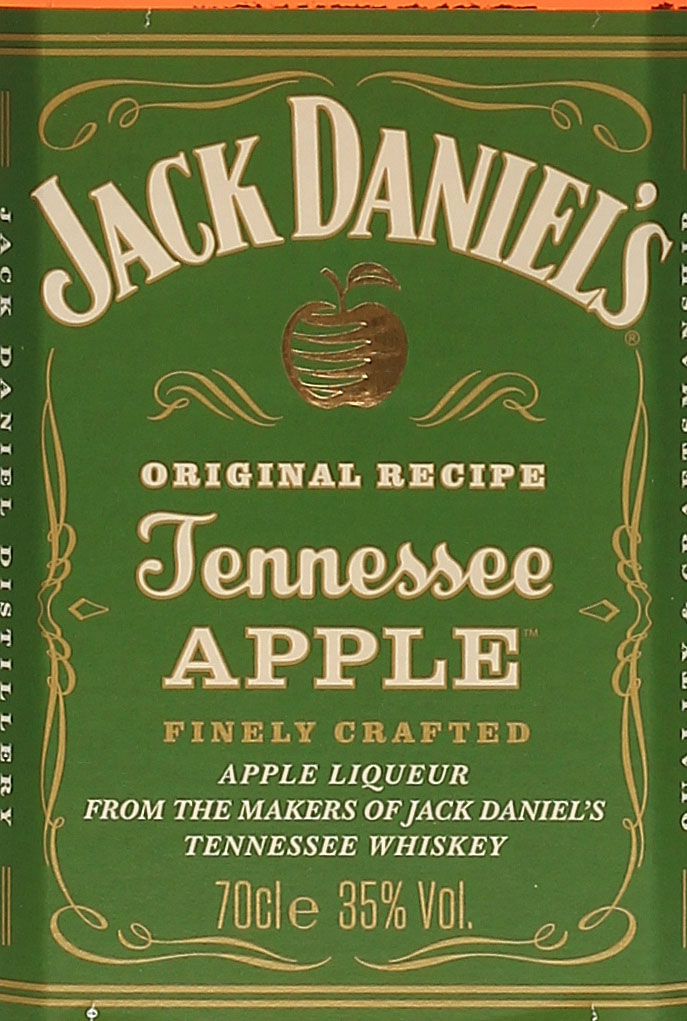 Jack Daniels Tennessee Apple, Likör auf der Basis des J
