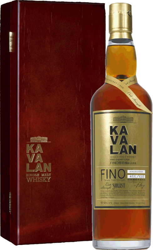Kavalan Solist Fino Sherry Cask Whisky 0,7 Liter 57% Vol.