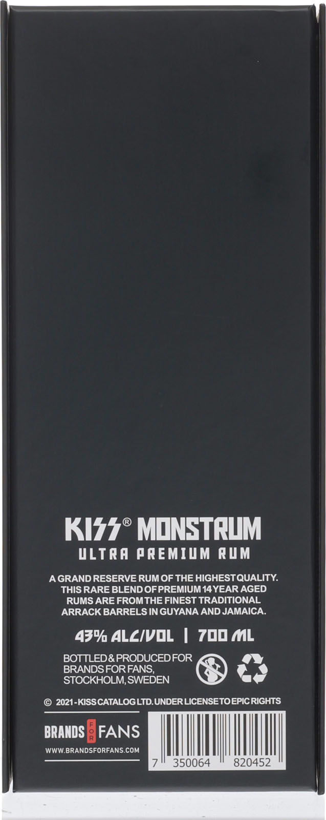 Kiss Monstrum Ultra Premium Dark Rum günstig im Shop ka