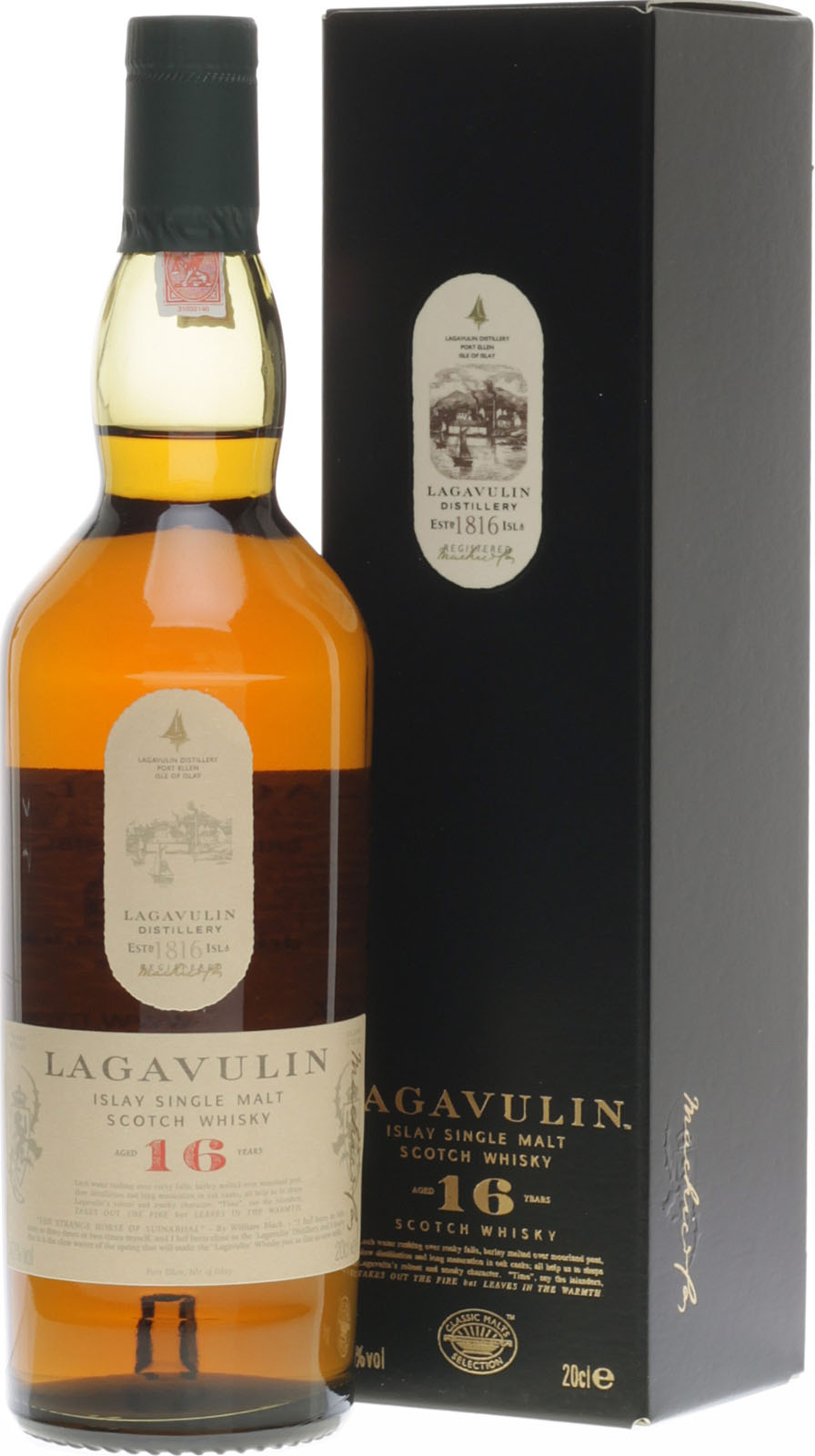 Lagavulin Single Islay Malt Scotch Whisky (16 Jahre) 0,