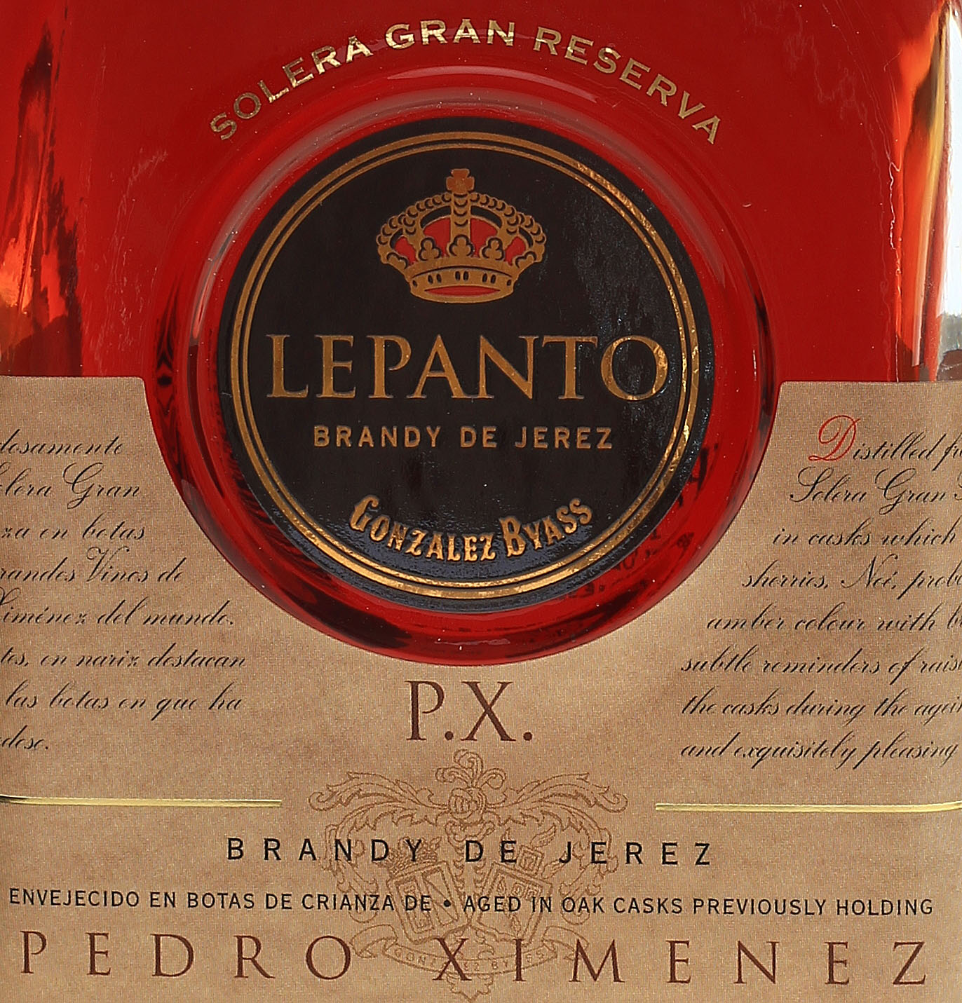 Lepanto (Brandy de Jerez) Solera Gran Reserva P.X. (Ped