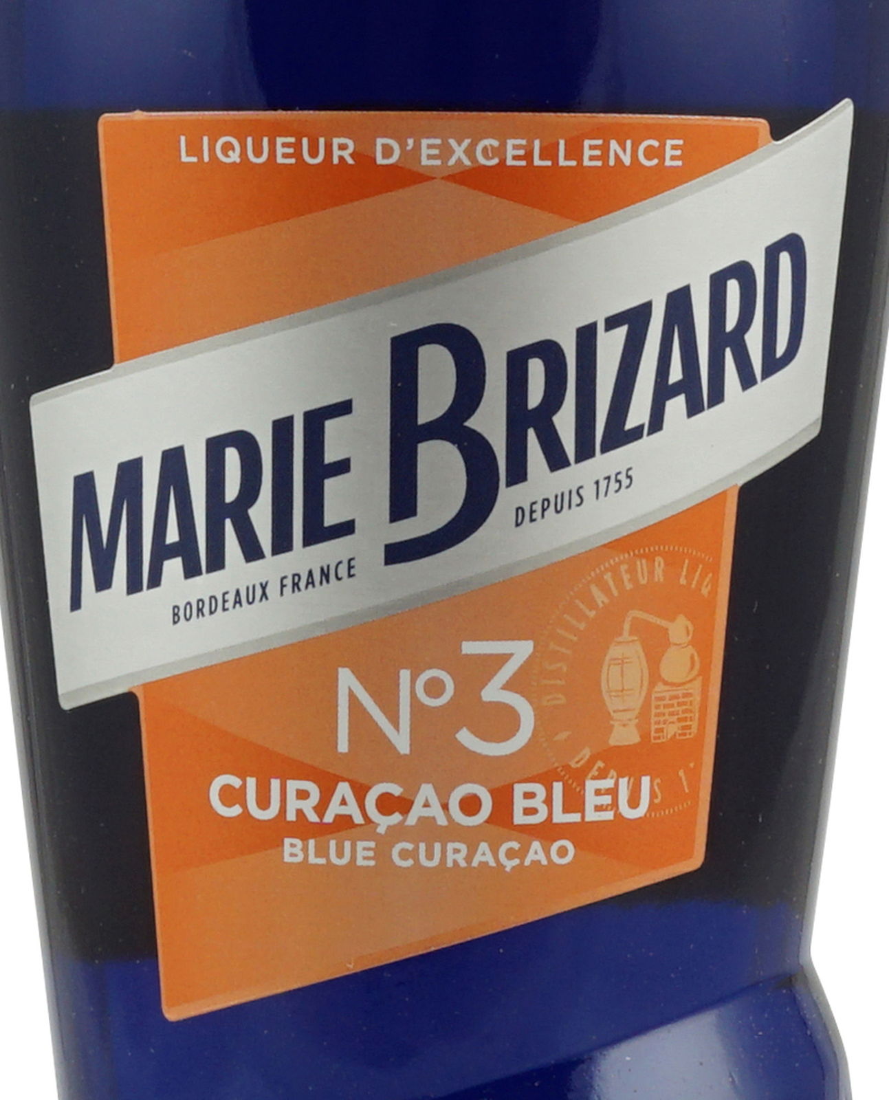 Marie Brizard Curaçao Bleu (blauer Curaçao Orange) Liqu