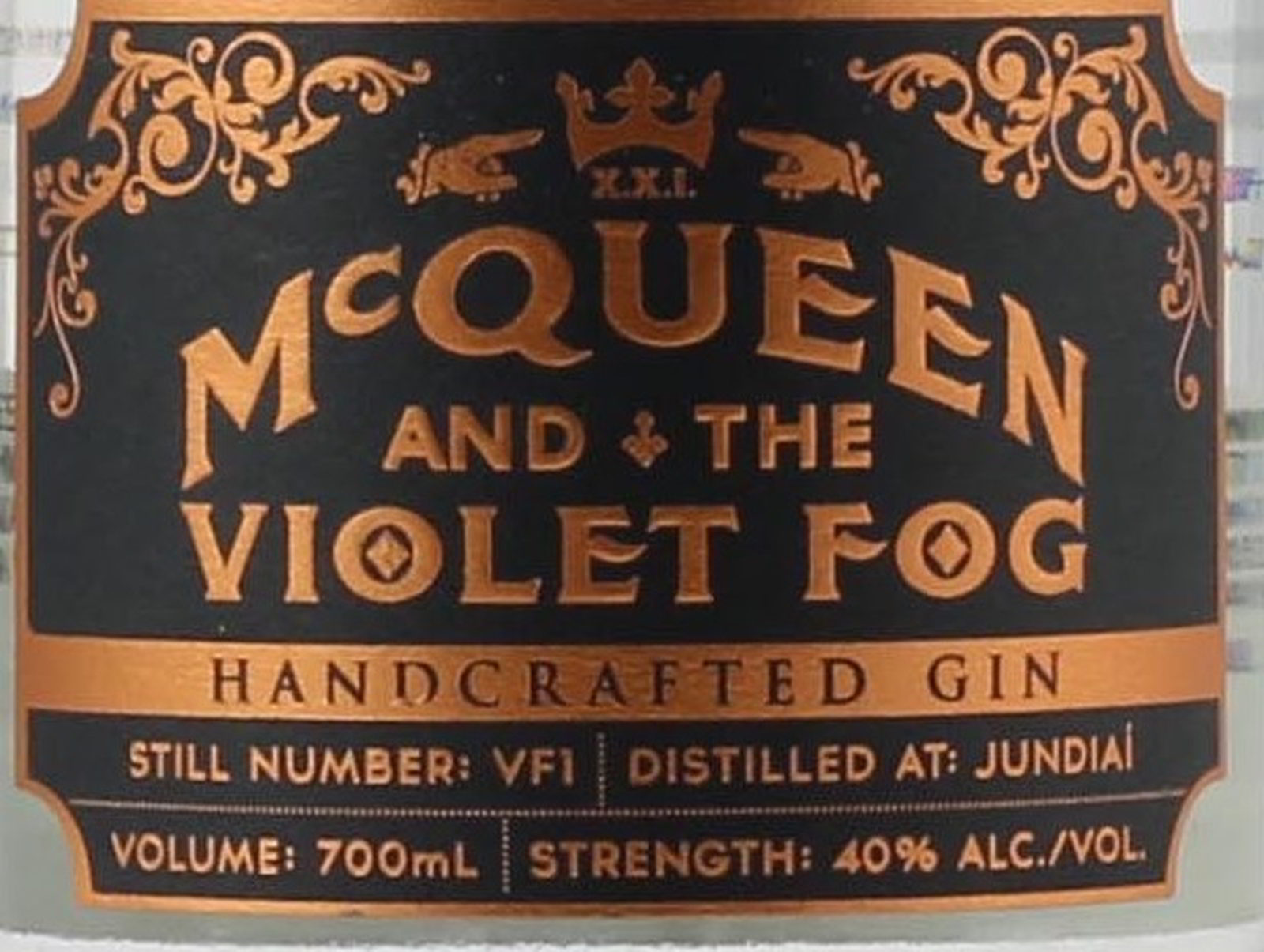 Mcqueen and the violet fog Gin 0,7 Liter 40 % Vol. , on
