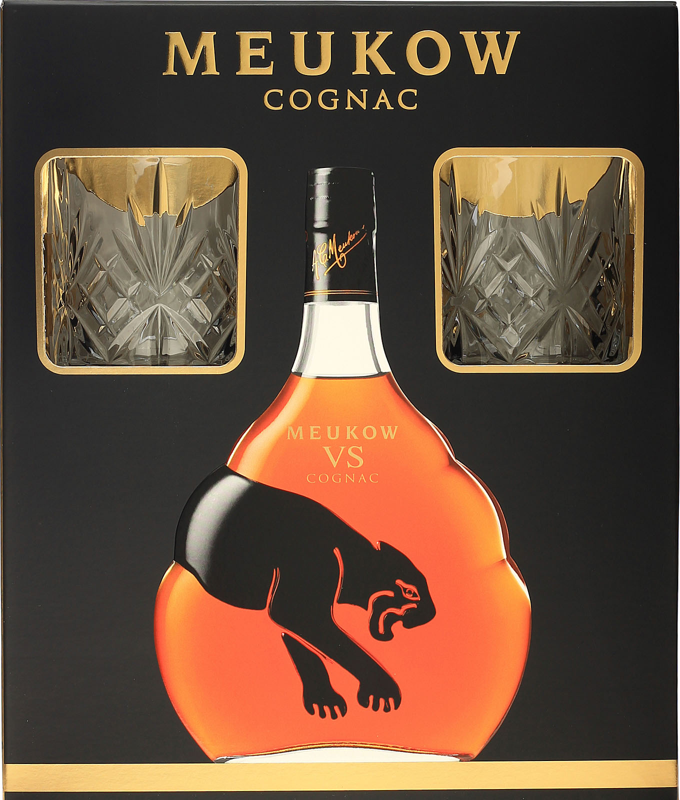 Meukow VS Cognac + 2 Gläser 0,7 Liter im Shop kaufen.