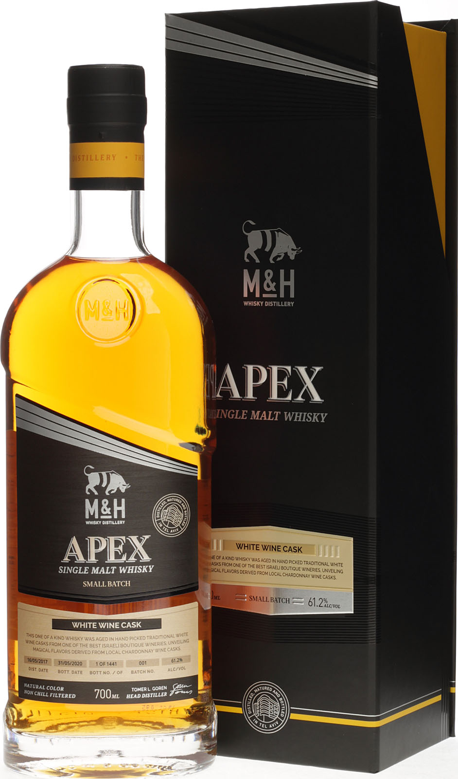 Milk & Honey Single Malt Whisky APEX White Wine Cask