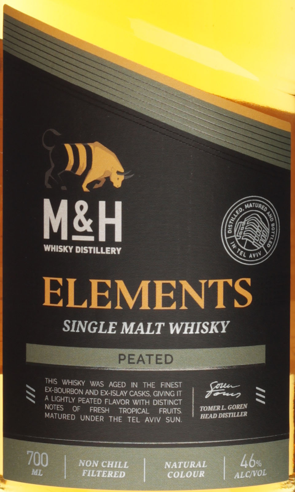 Milk & Honey Single Malt Whisky Elements Peated Cask im