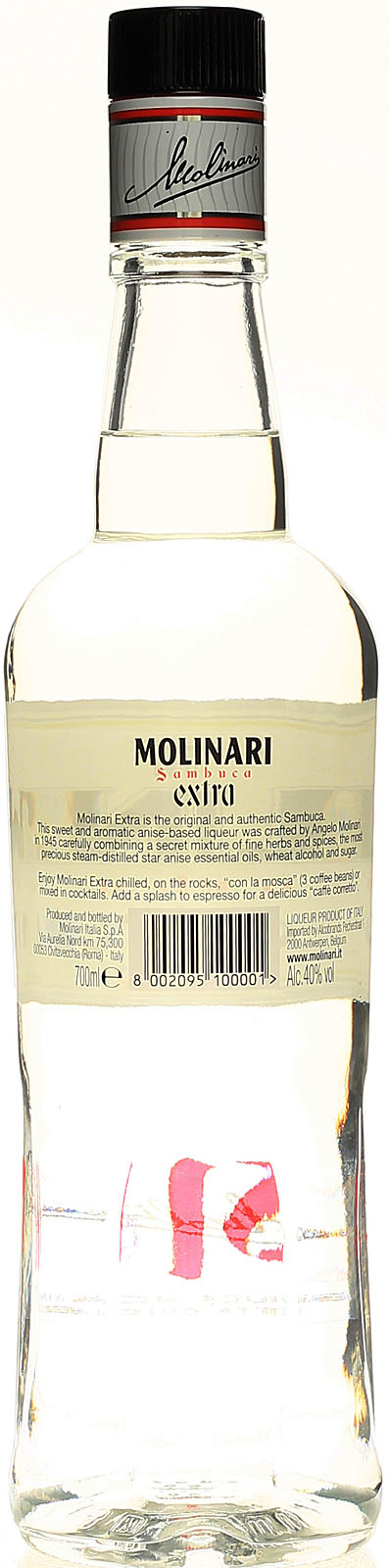 Molinari Sambuca Extra 0,7 Liter 40% Vol., hier bei uns
