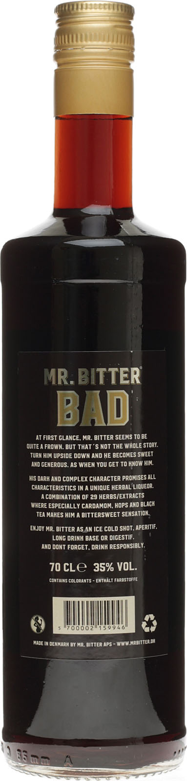Mr. Bitter Bad Likör 0,7 Liter 35 % Vol. im Shop kaufen
