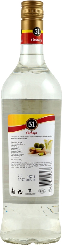 Pirassununga 51 Cachaca 1 Liter günstig im Shop