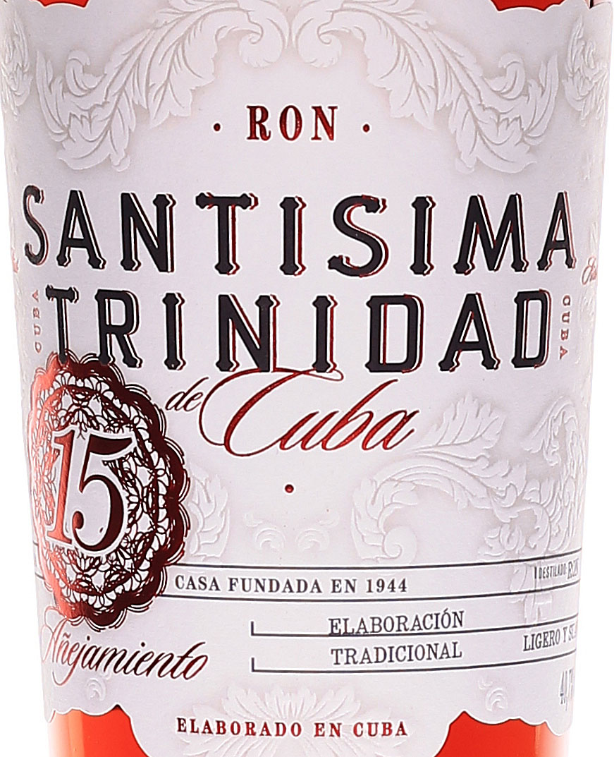 Ron Santisima Trinidad 15 Jahre Rum de Cuba, hochwertig