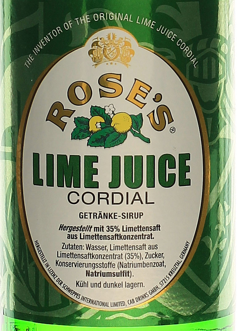 Rose`s Lime Juice 0,75 Liter