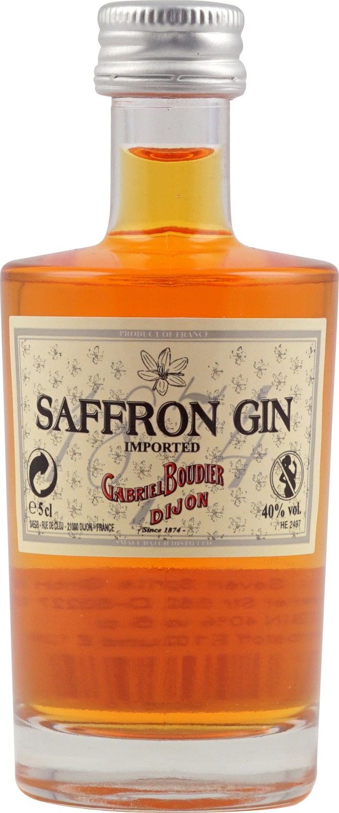 Saffron Gin 0,05 Liter günstig im Shop kaufen.