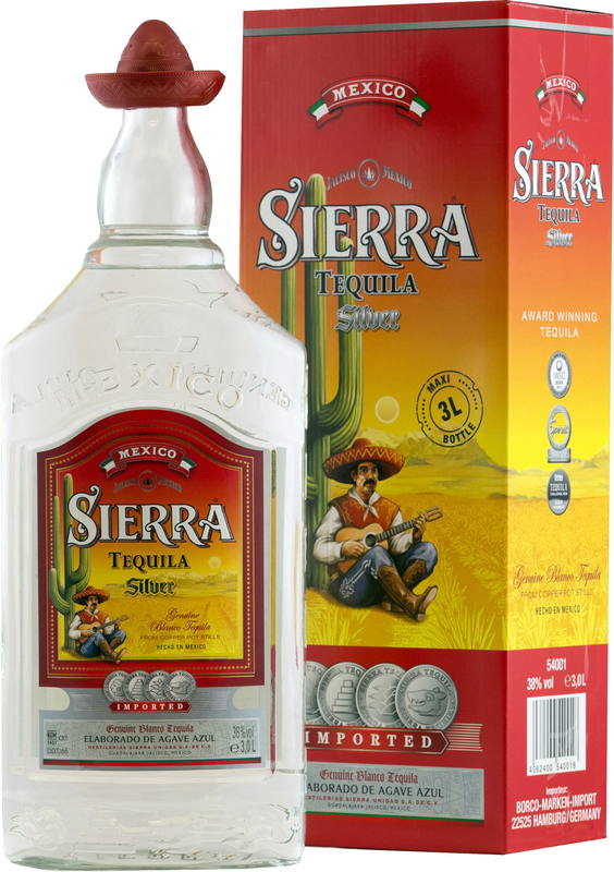 Sierra Silver Tequila 3 Liter 38 Vol. nur echt mit dem