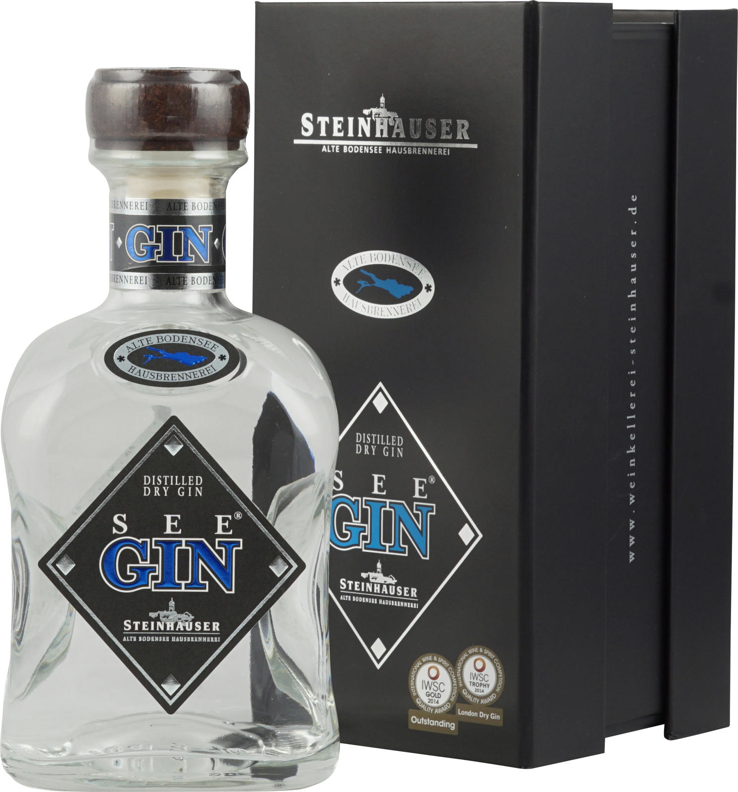 Steinhauser Bodensee Dry Gin 0,7 Liter 48 Vol.