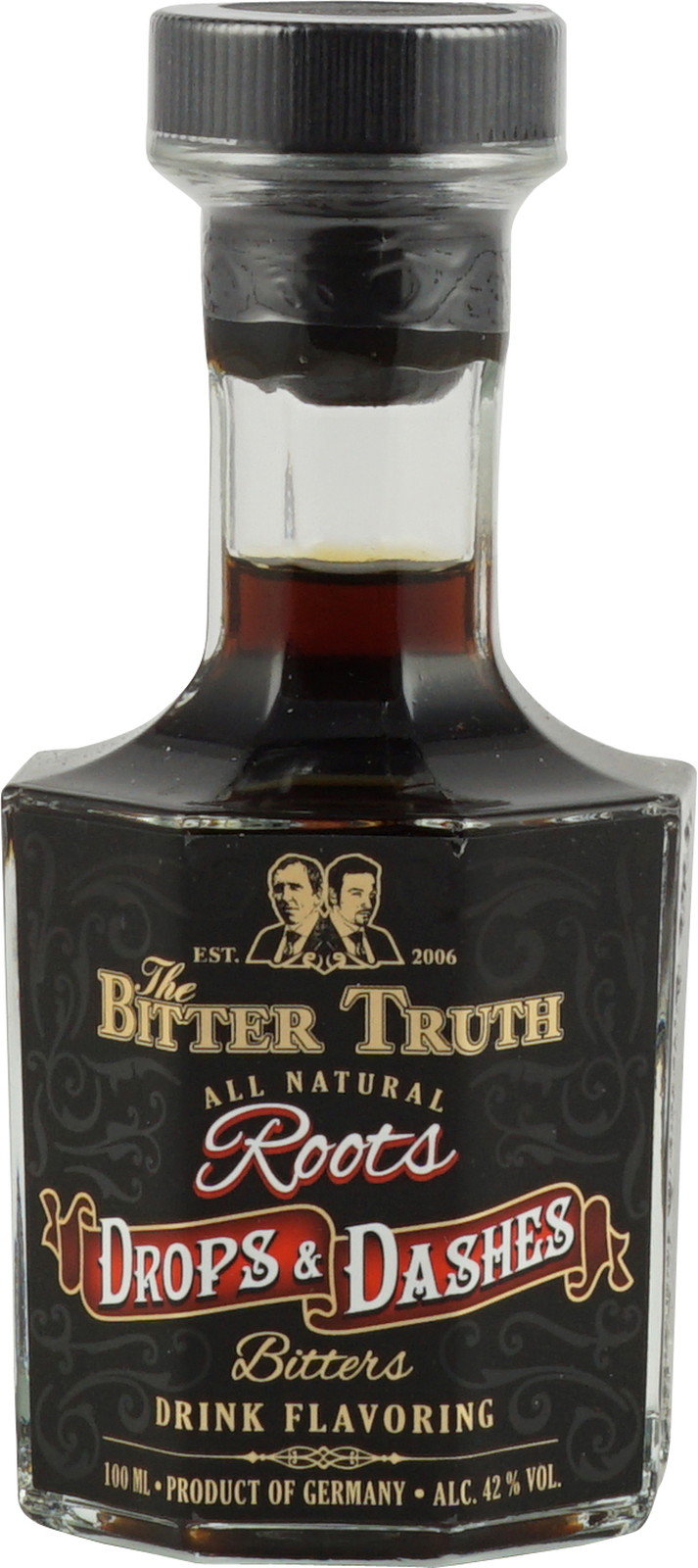 The Bitter Truth Roots (Drops & Dashes) Bitters 0,1 Liter 42 Vol. > BarFish Spirituosen