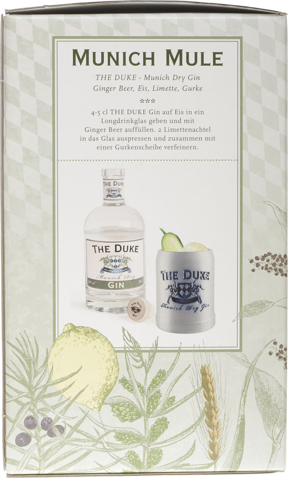 Dry kaufe Steinkrug Gin mit Geschenkset The Duke online