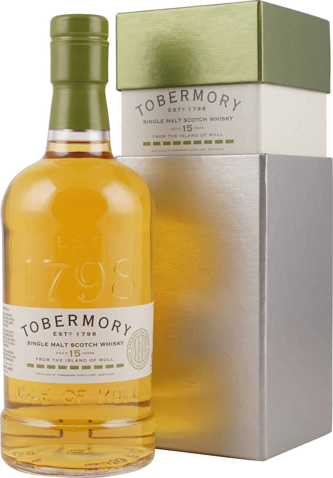 Tobermory The Isle of Mull Single Malt Scotch Whisky (15 Jahre) 0,7