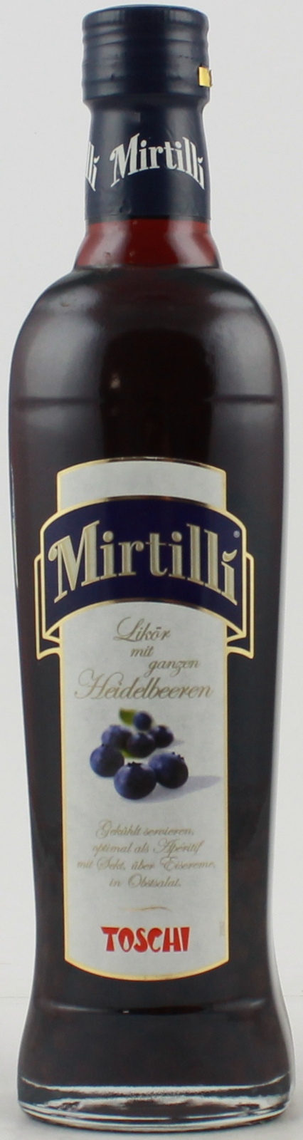 Toschi Mirtilli (Heidelbeerlikör) 0,5 Liter 24% Vol.