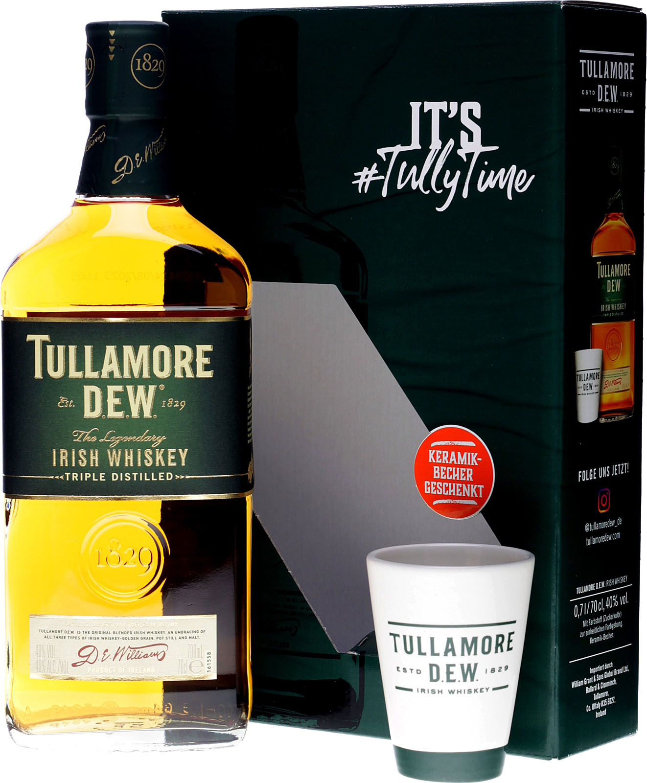 Tullamore Dew Geschenkset mit 1 Stk. Becher kaufen.