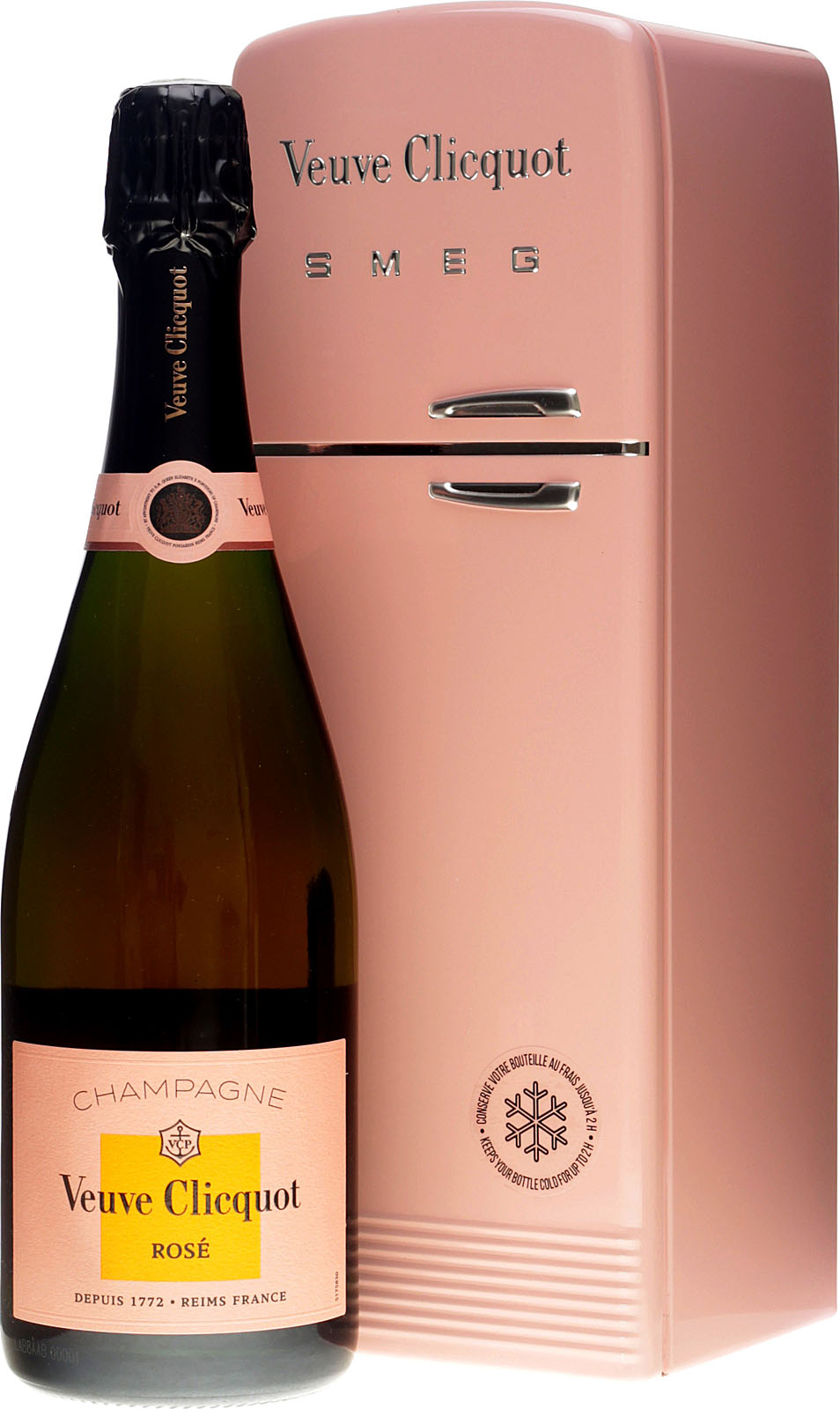 Veuve Clicquot Rose Fridge Rose Champagner