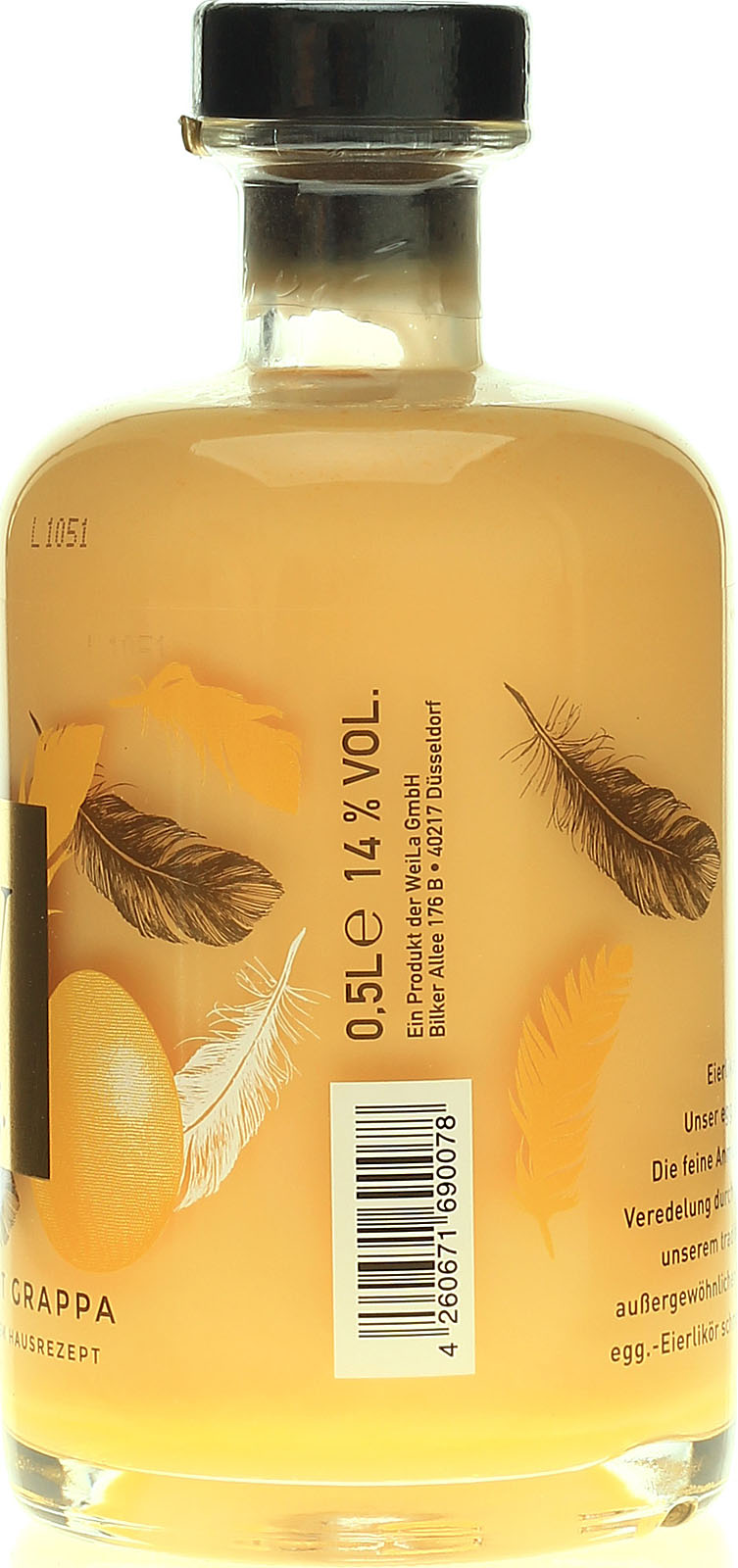 egg. Eierlikör mit Grappa bei uns im Shop kaufen.